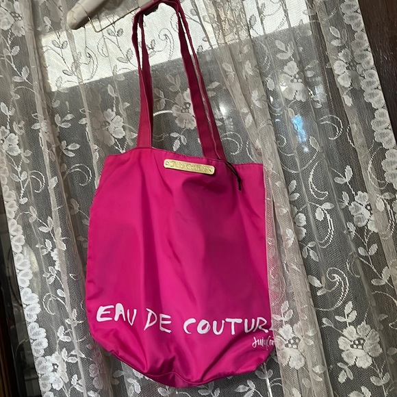 Juicy Couture Handbags - Brand new juicy couture pink tote/ beach bag